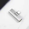 Hoco 2u1 audio adapter USB-C na priključak 3,5 mm + USB-C, srebrni (LS26)