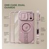 Dexnor MagSafe Case für iPhone 17 Pro / 18 Pro - 360° Kickstand mit Kameraschutz - Rosa