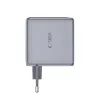 Tech-Protect Powervision NC140W-GAN 4portová nabíjačka, PD 140 W / QC 3.0, sivá