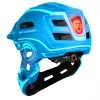 Wozinsky Kinder Fahrradhelm mit USB Rücklicht - Vollgesichtsschutz - Größe S (52-56 cm) - Blau