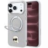 Karl Lagerfeld Leather Ring Stand 360 K Pin MagSafe ümbris iPhone 17 Pro Max / 18 Pro Max – hall