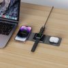 Tech-Protect QI15W-A31 3u1 MagSafe magnetski bežični punjač, crni