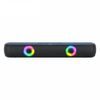 T-WOLF BT320 RGB Soundbar für PC und Gaming - Stereo Lautsprecher mit Bluetooth 5.0 - 7 RGB Beleuchtungsmodi
