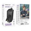Borofone akupank BJ79C 50000mAh USB-A + USB-C ja Lightning kaablitega – must