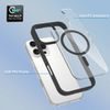 JP MagFit Clear MagSafe obal s N52 magnetem, iPhone 16 Pro, fialový