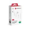 Căști Forcell HR-ME25 cu conector Lightning, alb