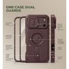 Dexnor MagSafe Case für iPhone 17 Pro Max / 18 Pro Max - 360° Kickstand mit Kameraschutz - Weinrot