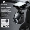 West Biking Fahrradlicht Vorne Wasserdicht mit Kabellosem Controller, 1600 lm, 2000mAh