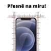 Folie de sticlă JP 3D cu cadru de instalare, iPhone 12 Mini, neagră