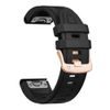 Tech-Protect Silicone remienok, Garmin Fenix 5S / 5S Plus / 6S / 6S Pro / 7S / 8 / 9 / 9 Pro (43 mm), čierny