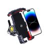 JP Metall-Smartphone-Halterung für Fahrrad- und Motorradlenker, BH03, schwarz