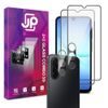 JP 5D Combo pack, Σετ 2 5D σκληρυμένων γυαλιών και 2 γυαλάκια για κάμερα, Samsung Galaxy A17