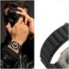 Tech-Protect Nylon PRO pásek, Apple Watch 4 / 5 / 6 / 7 / 8 / 9 / SE (38 / 40 / 41 mm), černé