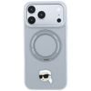 Karl Lagerfeld Leather Ring Stand 360 K Pin MagSafe ümbris iPhone 17 Pro Max / 18 Pro Max – hall