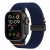 Tech-Protect Nylon Clasp remienok, Apple Watch 6 / 7 / 8 / 9 / 10 / SE / ULTRA 1 / 2 (44 / 45 / 46 / 49 mm), modrý