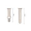 Tech-Protect Silicone Bandje voor Apple Watch 8 / 9 / 10 / 11 / 12 / SE / Ultra (40 / 41 / 42 mm) - Beige
