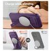 Suritch MagSafe Kickstand Camprotector θήκη iPhone Air, μωβ