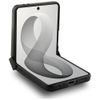 Samsung Galaxy Z Flip 8 vāciņš – Karl Lagerfeld Saffiano Karl&Choupette Metal Pin aizsargvāciņš – melns