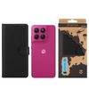 Motorola Moto G47 vāciņš – Tactical Field Notes maks ar nodalījumiem – melns
