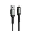 Forcell F-Energy καλώδιο USB A - Lightning, 2,4A, 12W, 0,25 m, μαύρο