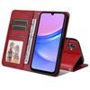 Samsung Galaxy A18 klappümbris magnetiga – punane