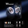 Lisen W121 3in1 Wireless Ladestation für iPhone, Apple Watch & AirPods - 45W, MagSafe 25W, Qi2.2 - Schwarz
