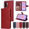 Magnet Schutzhülle für Samsung Galaxy A27 - Elegantes Leder Case mit Magnetverschluss - Rot