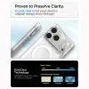iPhone 17 Pro / 18 Pro dėklas – Spigen Liquid Crystal MagSafe skaidrus – balta
