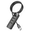 Borofone DH5 Erudite Adapter 4v1, USB na 4x USB 2.0, 1,2 m, črn