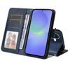 Magnet Schutzhülle für Samsung Galaxy A37 - Leder Handyhülle mit Magnetverschluss - Blau