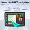 5" Motociklistički zaslon s prednjom i stražnjom kamerom, GPS navigacijom i CarPlay / Android Auto (IP67)