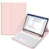 Púzdro Tech-Protect SC Pen + klávesnica, Apple iPad 10,2" (2019/2020/2021), ružové