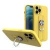 Husă Ring case, iPhone 12 Pro, galbenă