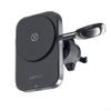 Acefast D18 Draadloze Autolader met Magnetische Houder - voor iPhone & Apple Watch - Zwart