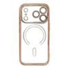 iPhone 17 Pro / 18 Pro dėklas – Electro Mag Cover MagSafe – auksinė