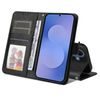 Magnet Schutzhülle für Samsung Galaxy S26 FE - Elegantes Leder Case mit Magnetverschluss - Schwarz