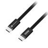 Cablu Forcell F-Energy USB-C - USB-C, QC4.0, PD, 5A, 100W, 1,2 m, negru