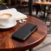 Eco Leather View Case, Samsung Galaxy A57 5G, černé
