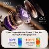 Lisen W120 Kabellose Ladestation 3-in-1 für Smartphone, Apple Watch & AirPods - Qi2.2 - 25W - Aktive Kühlung - Schwarz
