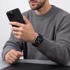 Tech-Protect Nylon Sport řemínek, Apple Watch 8 / 9 / 10 / 11 / SE / Ultra (44 / 45 / 46 / 49 mm), černý