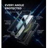 Dexnor 360 Kickstand Camprotector obal Samsung Galaxy S24 Plus, čierny