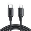 Joyroom USB-C Lightning kábel, 480Mbps, 20W, 1m, fekete (S-CL020A9)