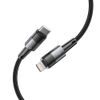 Tech-Protect UltraBoost USB-C - Lightning kabel, PD20W / 3A, 2 m, šedý