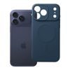 iPhone 17 Pro Max / 18 Pro Max silikona vāciņš – Silicone Mag Cover ar kameras aizsargu – zils