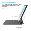 Tok vezeték nélküli billentyűzettel FIXED Typee tablethez, Apple iPad Pro 11 2018 / 2020 / 2021 / 2022, iPad Air 4 10.9 2020 / Air 5 10.9 2022 / Air 6 11 2024 / Air 7 11 2025 / Air 8 11 2026, EN, fekete