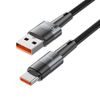 Tech-Protect UltraBoost USB-C kabel, 66W / 6A, 0,25 m, šedý