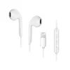 Ακουστικά Forcell HR-ME25 με υποδοχή Lightning, λευκά