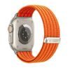 Apple Watch 8 / 9 / 10 / 11 / 12 / SE / Ultra (44 / 45 / 46 / 49 mm) apyrankė – Tech-Protect Nylon Sport – oranžinė