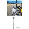 LanParte PMH-C3 supporto telescopico per fotocamere 360° e action cam per moto, 1,5 m, fissaggio a 3 punti, sistema a sgancio rapido
