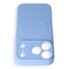 iPhone 17 Pro Max / 18 Pro Max silikona vāciņš ar kameras aizsargu – Silicone Mag Cover MagSafe – zils